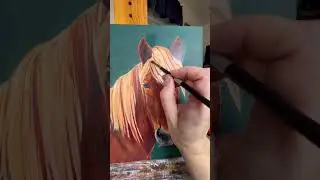 🐴 Painting a draft horse | #equineart #painting #westernart #paigeweberart #art #horses