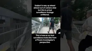 Private Investigator NYC-Real unfiltered surveillance video  #nyc  #privatedetective #investigreat
