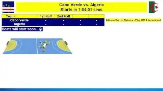 Algeria vs Cabo Verde | 3rd Place Match | African Cup of Nations Handball | Jan 31, 2026 #algeria