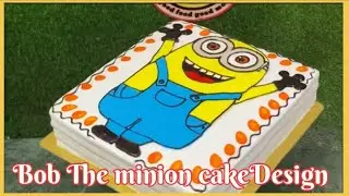 How to draw Bob the minion / easy step-by-step drawing guide #bobtheminion #minion #minioncake 