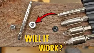 HSS Screw Extractor Bits - Damaged Screw Extractor Drill Bits - Parkside Tools