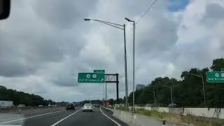 Exiting NJ Turnpike and heading to Rutgers University #university #driving #tour #fun