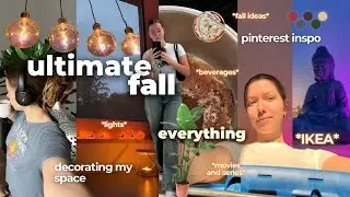 The Ultimate FALL 🍁 video: IKEA shopping, decorating, making fall drinks, films&books recs