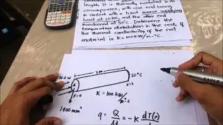 Fourier's Law of Heat Conduction with Application