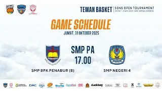 SMP BPK PENABUR (B) VS SMP NEGERI 4  - (DAY 3) TEMAN BASKET OPEN TOURNAMENT 2025