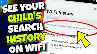 (EASY) How to See your Children's Search History Through WiFi - Android / iPhone