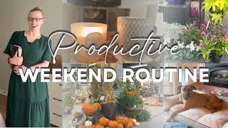 Productive Weekend Routine | Christian Girl Vlog | Errands, Family, Rest, Baking, Days In My Life