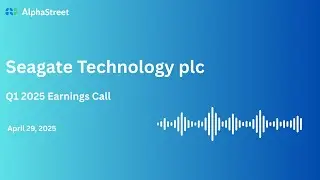 STX Stock | Seagate Technology plc Q1 2025 Earnings Call