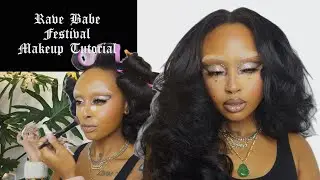 RAVE BABE FESTIVAL MAKEUP TUTORIAL | Chatty
