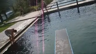 Fun und Action im Naturbad - Nikon Coolpix S31 - Murhena Murg