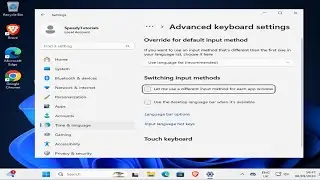 How To Set Shortcut to Change Keyboard Layout Language