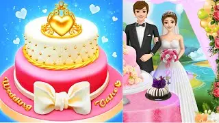 Best Wedding Doll Cake Marker Game - New Cooking Game For girl | Baby Doll Cake Making Game 2021