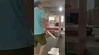 Get your daughter an loft  bed and desk handle in pink