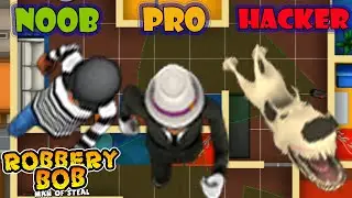 Robbery bob 1 Noob Vs Pro Vs Hacker  #7