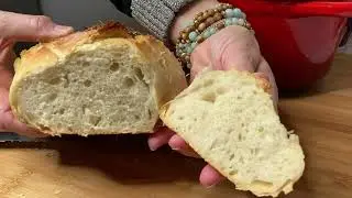 Pain MAISON Sans P&eacute;trissage : RECETTE FACILE &agrave; Faire La Veille