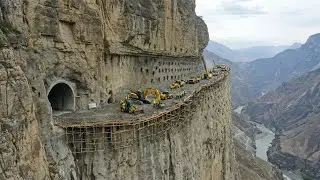 America’s Genius Engineers Split Sheer Cliffs to Build Massive Roads You’ve Never Seen Before