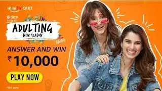 Amazon Mini TV Quiz Answers Today | 13 November 2021 | Daily QuizTime