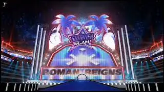Roman Reigns vs Brock Lesnar | Entrances & Pyro concept Animation | WWE SummerSlam 2022