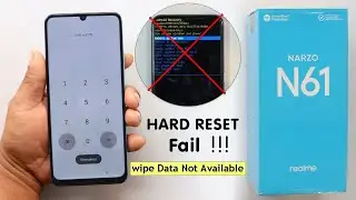 Hard Reset Realme Narzo N61 Remove Pattern/Pin/Password Fix - Wipe Data/Factory Reset Fail
