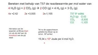 Oefeningen met reactiewarmte berekenen (aangepast)