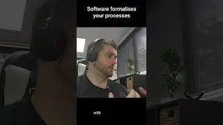 Software formalises your processes. #businessauomation #digitaltransformation #shorts #avoncollis