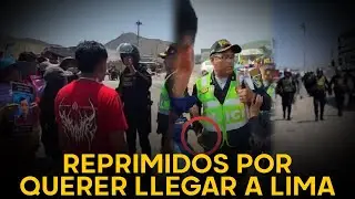 Policía detiene a deudos como delincuentes por intentar llegar a Lima: intentaron sacar armas