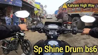 bike riding in kolkata roads | sp 125 bs6 drum | kolkata traffic | kolkata roads