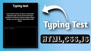 Typing Test in Android/iPhone Using Pure Js