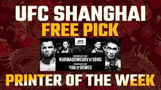 UFC Shanghai FREE PICK (POTW)