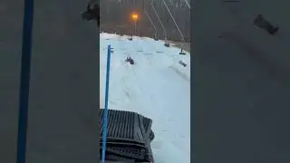 Liam snow tubing in Shawnee Mountain part 2