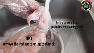 6 kitchen tips to clean fish before cooking.eliminating odour..fish cleaning tips.. KITCHEN TIPS..