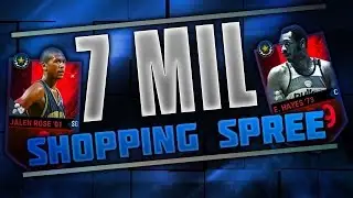 NBA Live Mobile 7 MILLION COIN SHOPPING SPREE!! YouTube RECORD! ~ NBA Live Mobile