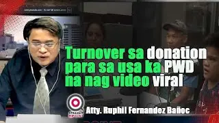 Donasyon Gihatod sa PWD nga Nag-Viral