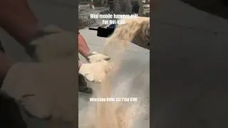 Newest mini small diesel engine mobile stone grinder, portable hammer mill,sand making machine