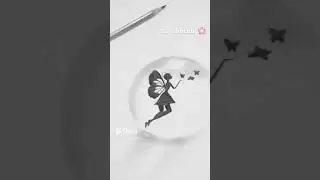fairy 3D sketch #shorts #3dsketch #art #drawing #sketch