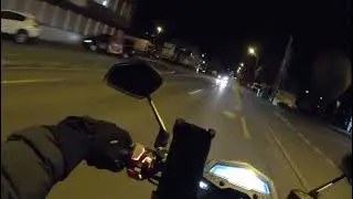 Zontes Zt 125u Night Ride ( First Video )