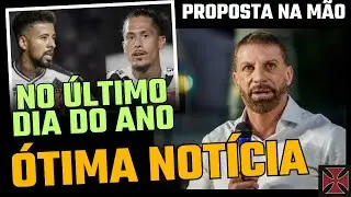 ÓTIMA NOTÍCIA PRA FECHAR 2025 / REVIRAVOLTA NA SAF DO VASCO / LIMPA NO ELENCO
