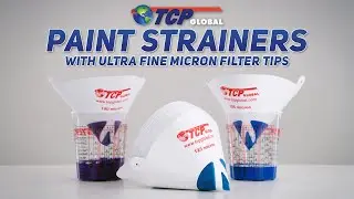 TCP Global Paint Strainers | 190 & 125 Micron Fine Mesh