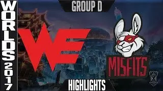 Team WE vs Misfits Highlights S7 Worlds 2017 Group D Day 2 Game 2 - WE vs MF