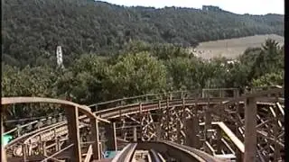 Twister at Knoebel's Amusement Resort POV (circa 1999)