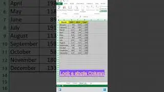 How to Lock a Single Column in Excel: Step-by-Step Guide #excel