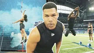 Workout Warriors Try the NFL Scouting Combine Drills