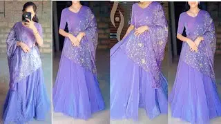 Perfect Party & Wedding Look 💜 | Viral Purple Lehenga Choli