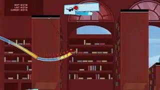 SpeedRunners - Library 1 Lap Skip 21:76 [TAS]