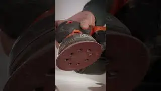 AEG 18V Brushless Sub Compact 125mm Random Orbital Sander (A18SROSBL0) in action
