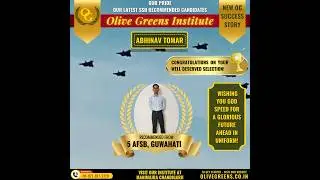 OGian Abhinav Tomar Recommended | 5 AFSB Guwahati | Olive Greens Institute 🇮🇳