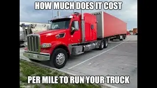 How to determine how much it cost to run your truck (rate per mile)