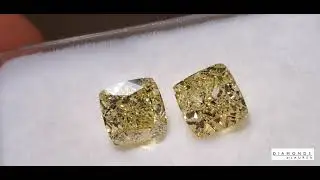 2.37ct Total Weight Y-Z Diamond Earrings R9684