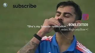 But now the notification is gone 😔 #remix #viratkohli #edit #music #viralshort #viral 