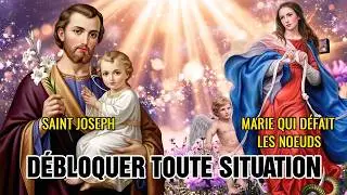 MARIE QUI DÉFAIT LES NOEUDS et SAINT JOSEPH - PRIÈRE POUR DÉBLOQUER TOUTE SITUATION AUJOURD’HUI